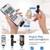 Mini Microphone Wireless Lavalier Réduction du Bruit pour Youtube,Tiktok Video,Vlog