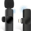 Mini Microphone Wireless Lavalier Réduction du Bruit pour Youtube,Tiktok Video,Vlog