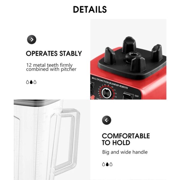 Mixeur Multifonction 5500W