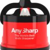 Aiguiseur de Couteaux avec Ventouse Rouge