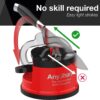 Aiguiseur de Couteaux avec Ventouse Rouge