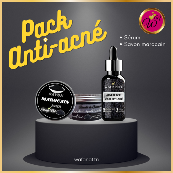 Pack Anti-Acné Wafa Nat – Pour une Peau Nette