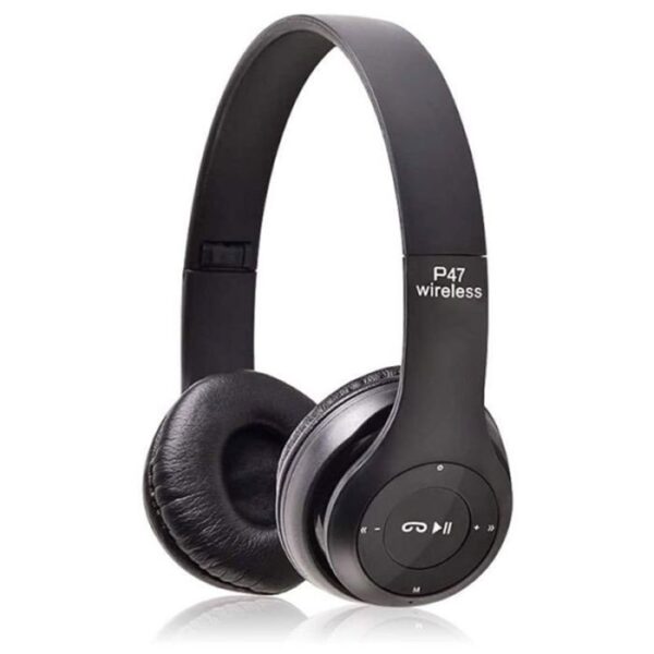 Casque Stéréo Sans Fil P47 Bluetooth - Noir