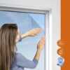 Moustiquaire blanc avec velcro adhésif 150X125 cm