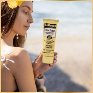 Crème solaire Collagène SPF 60+ Teinté- 100 ml