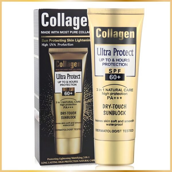 Crème solaire Collagène SPF 60+ Teinté- 100 ml