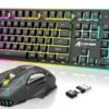 ATTACK SHARK T3  Clavier et Souris Sans Fil Gamer RGB