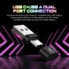 ATTACK SHARK T3  Clavier et Souris Sans Fil Gamer RGB