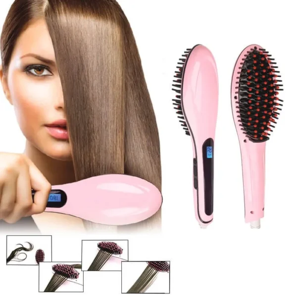 brosse chauffante lissante