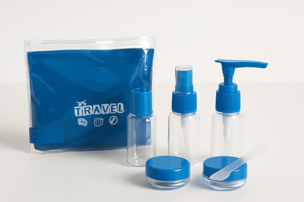 Kit de Voyage 6 pièces avec Pochette