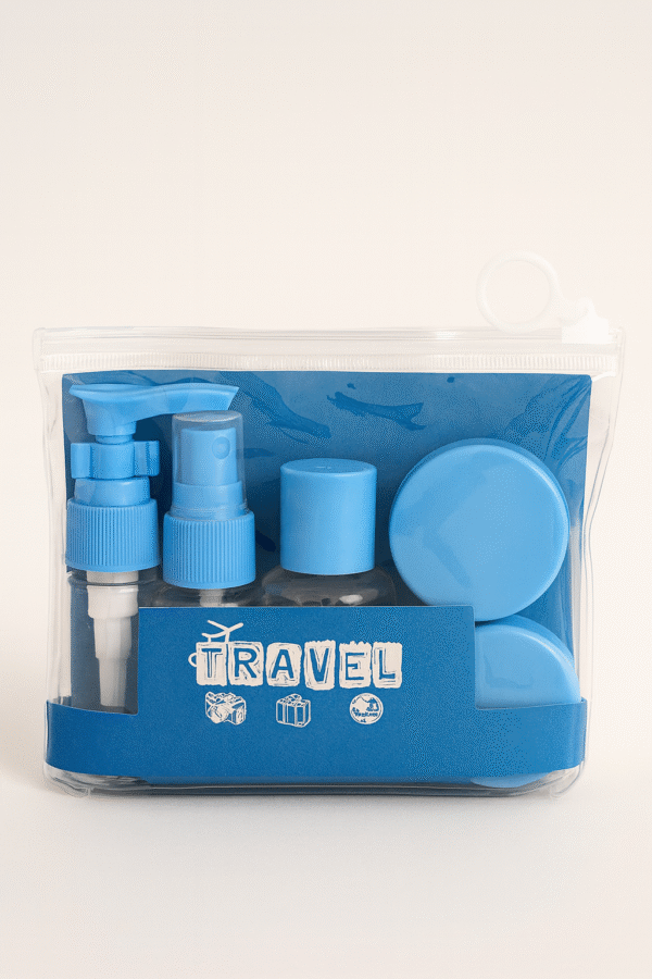 Kit de Voyage 6 pièces avec Pochette