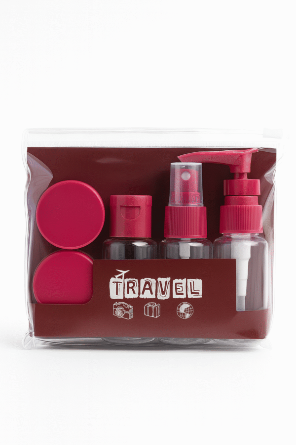 Kit de Voyage 6 pièces avec Pochette