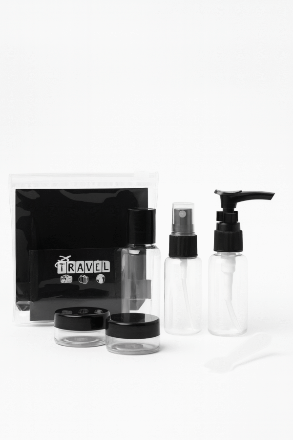 Kit de Voyage 6 pièces avec Pochette