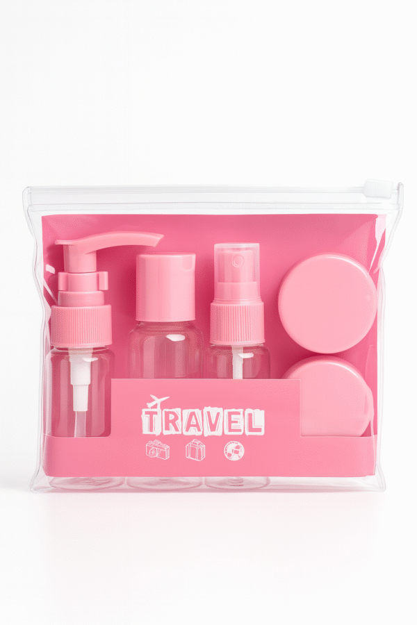 Kit de Voyage 6 pièces avec Pochette