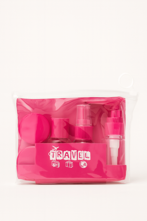 Kit de Voyage 6 pièces avec Pochette