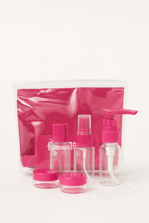 Kit de Voyage 6 pièces avec Pochette