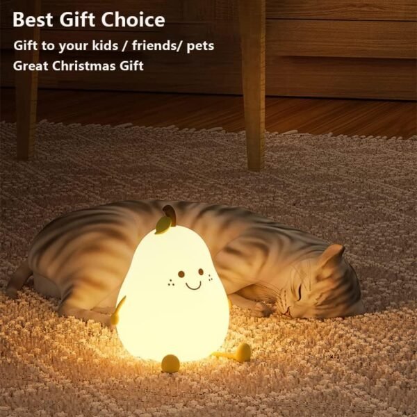 Mignon Sourire Ampoule Silicone Veilleuse