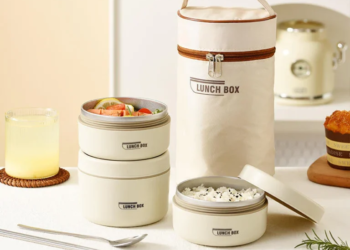 3 Boîtes à lunch avec sac isotherme