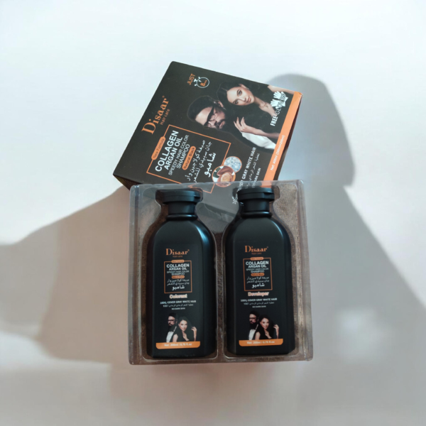 اسود طبيعي Pack shampo color