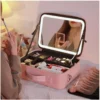Trousse de Maquillage avec Miroir à Luminosité