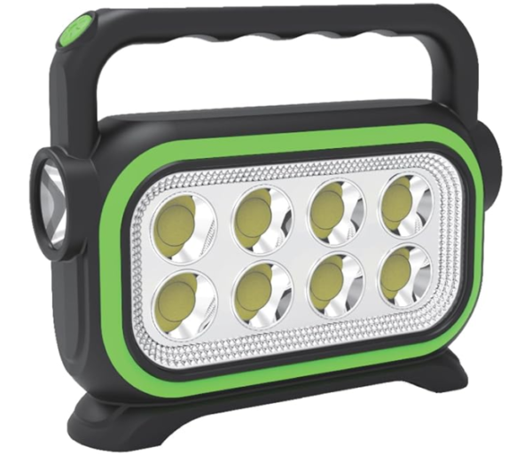 Lampe torche solaire rechargeable multifonctionnelle