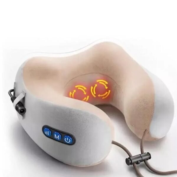 Coussin de Massage Cervical Forme U – Confort & Relaxation
