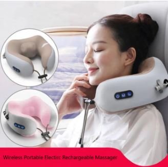 Coussin de Massage Cervical Forme U – Confort & Relaxation