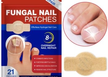 Patch réparateur pour ongles des pieds en hydrogel